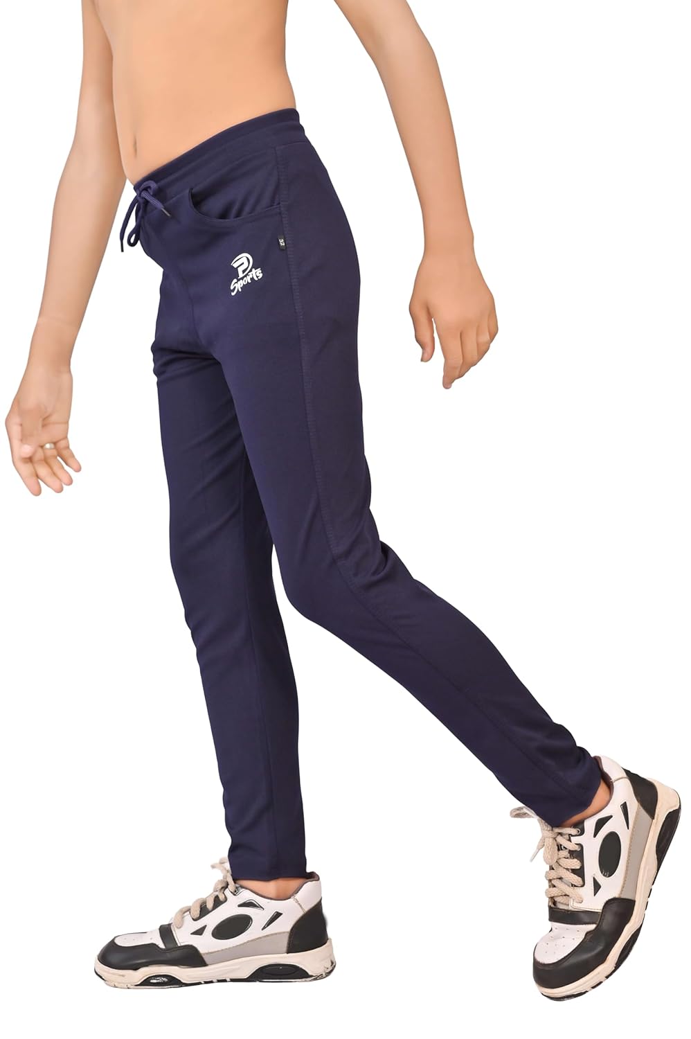 Men’s Regular Fit Athletic Track Pants with Adjustable Waist with Side Pockets