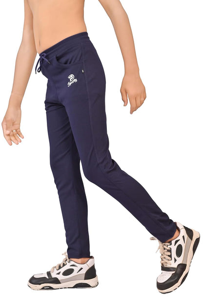 Men’s Regular Fit Athletic Track Pants with Adjustable Waist with Side Pockets