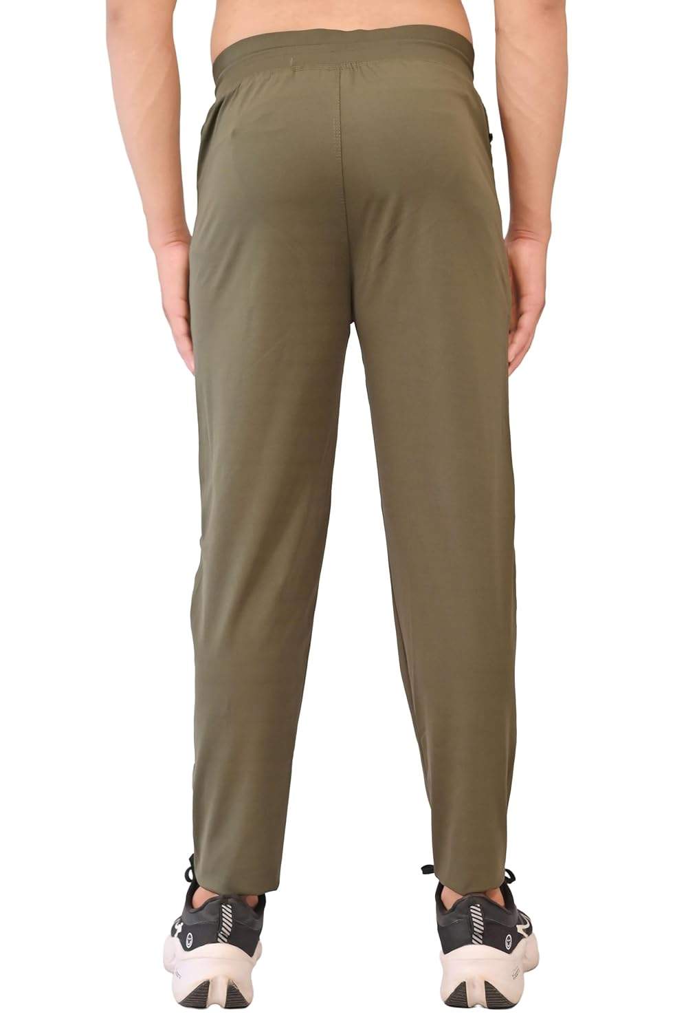 Men’s Slim Fit Athletic Bottom Wear Track Pants with Adjustable Waist and Side Pockets