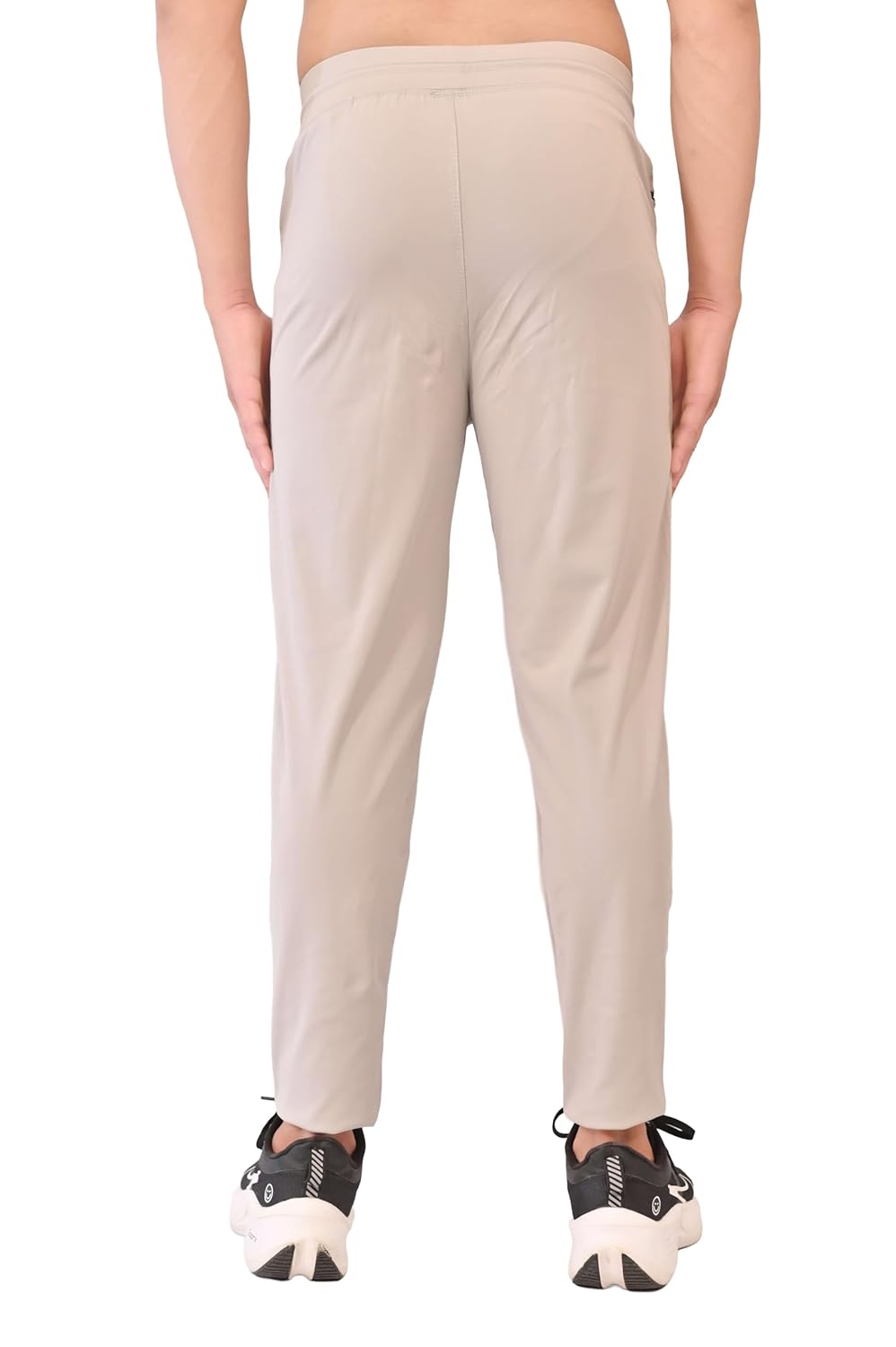 Men’s Slim Fit Athletic Bottom Wear Track Pants with Adjustable Waist and Side Pockets