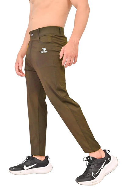 Men’s Comfortable Tapered Track Pants with Adjustable Fit and Pockets