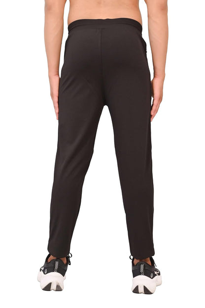 Men’s Slim Fit Athletic Track Pants with Adjustable Waist with Side Pockets