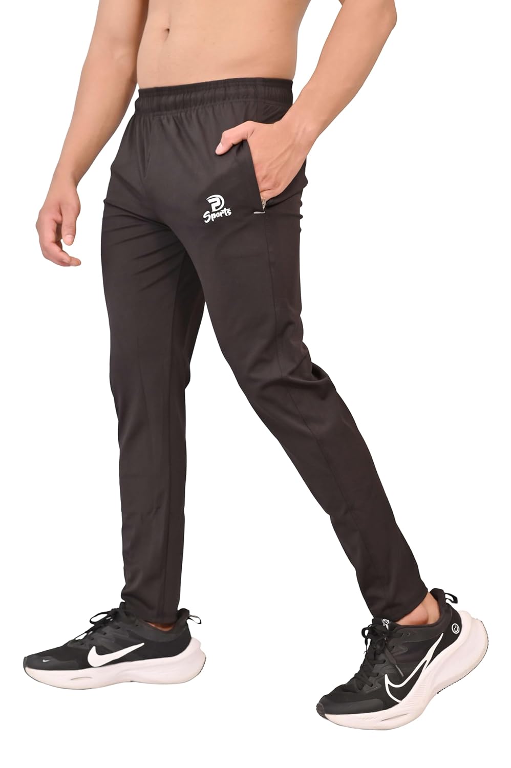 Men’s Trendy Active Bottom Wear Track Pants with Secure Pockets for Daily Use