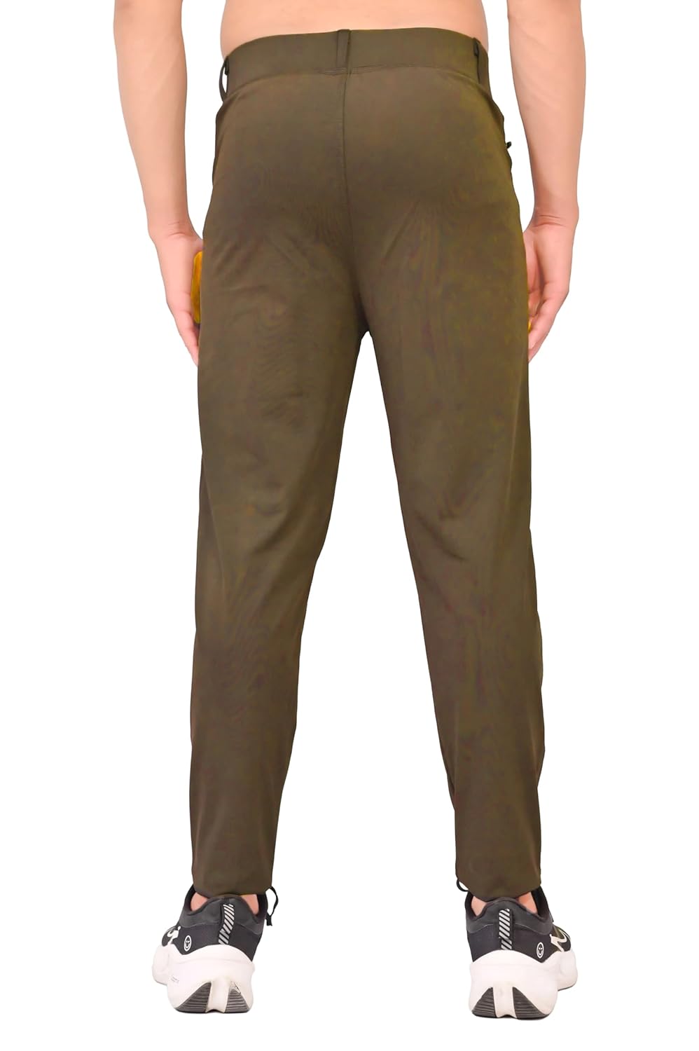 Men’s Comfortable Tapered Track Pants with Adjustable Fit and Pockets