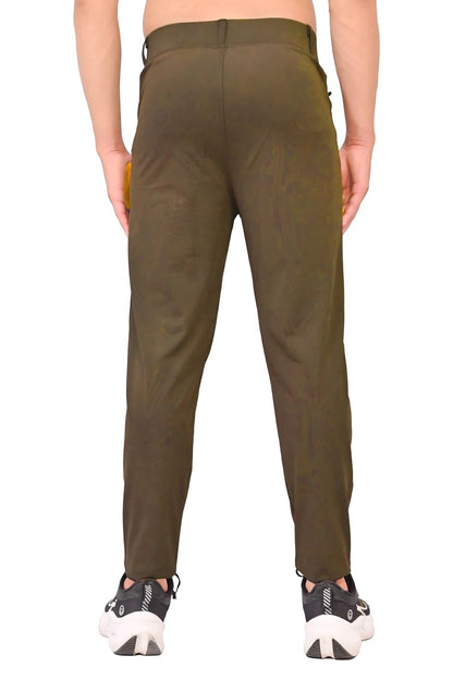 Men’s Comfortable Tapered Track Pants with Adjustable Fit and Pockets