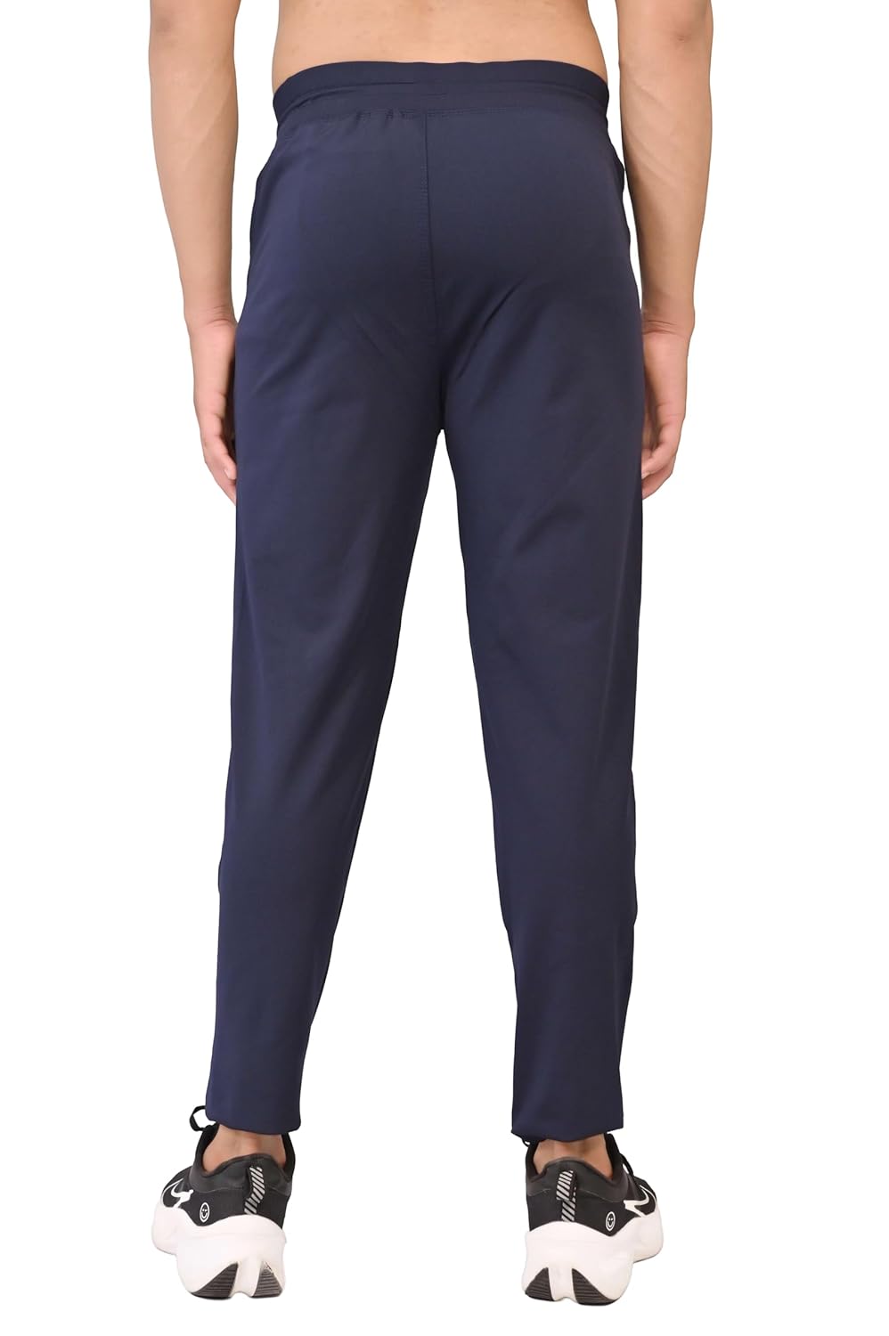 Men’s Slim Fit Athletic Bottom Wear Track Pants with Adjustable Waist and Side Pockets