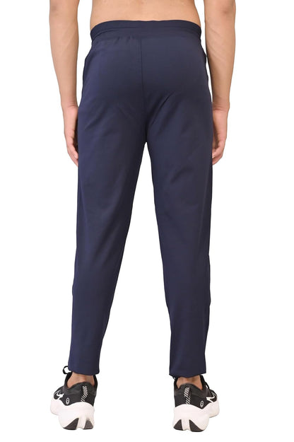 Men’s Slim Fit Athletic Bottom Wear Track Pants with Adjustable Waist and Side Pockets