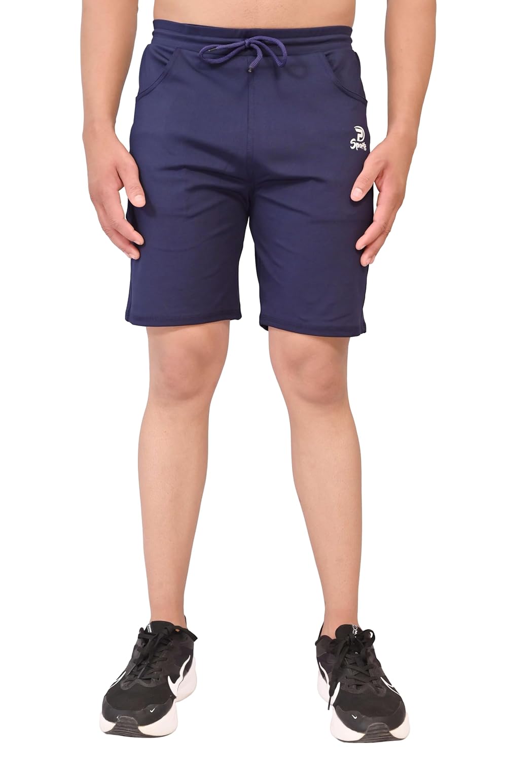 Men’s Modern Fit Sports Shorts with Adjustable Waist & Side Pockets