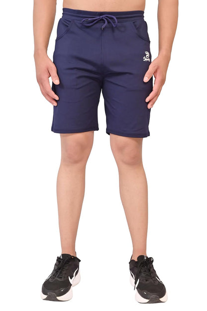 Men’s Modern Fit Sports Shorts with Adjustable Waist & Side Pockets