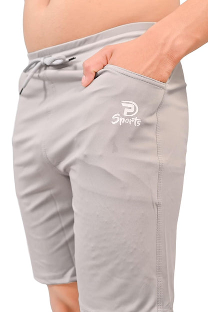 Men’s Modern Fit Sports Shorts with Adjustable Waist & Side Pockets