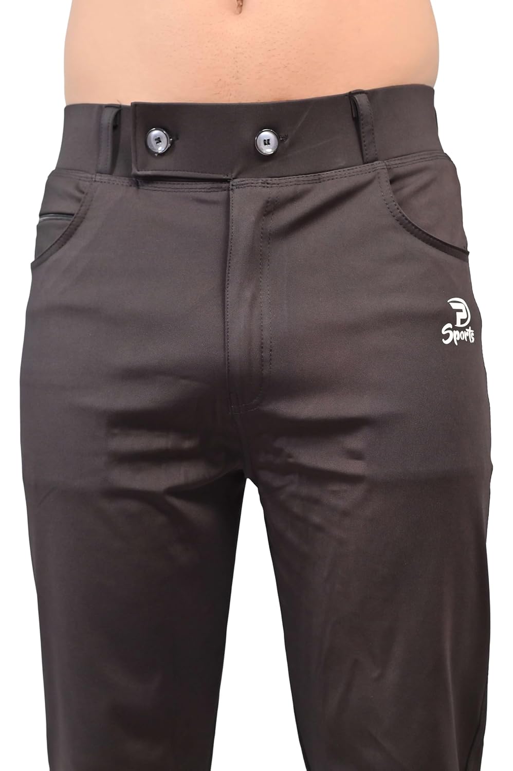 Men’s Comfortable Tapered Track Pants with Adjustable Fit and Pockets