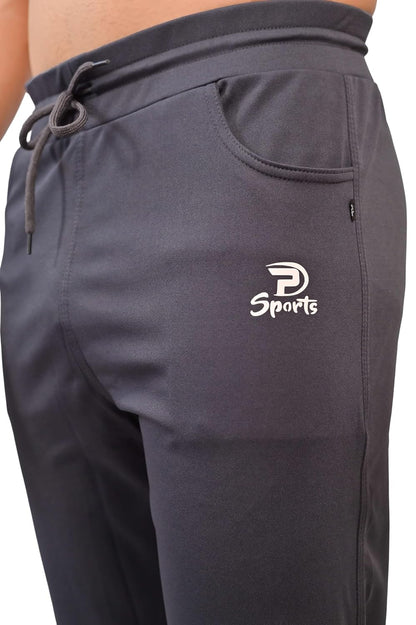 Men’s Slim Fit Athletic Track Pants with Adjustable Waist with Side Pockets